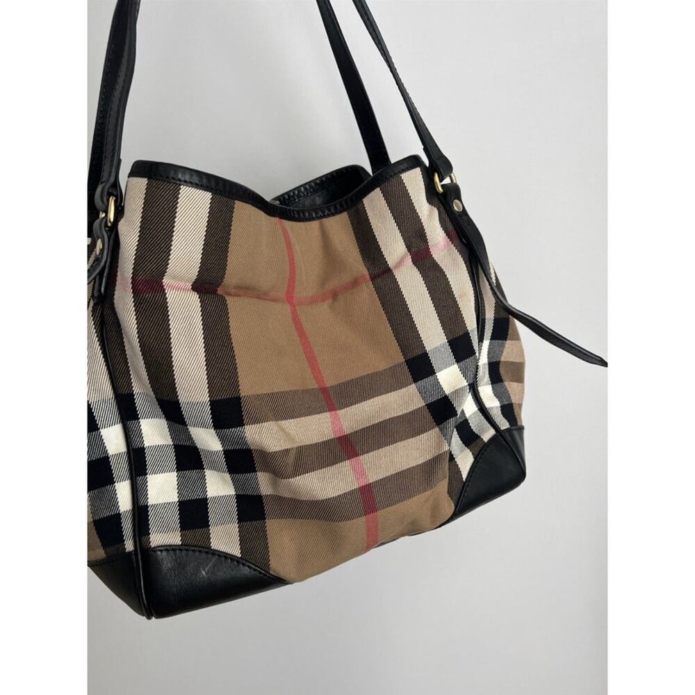 Burberry Canterbury Bridle House Check Medium Tote Handbag Authentic - Picture 2 of 11